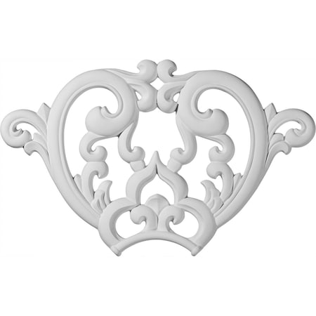 Ekena Millwork 15 3/4"W x 14 3/4"H x 5/8"P Odessa Center Onlay ONL23X00OD